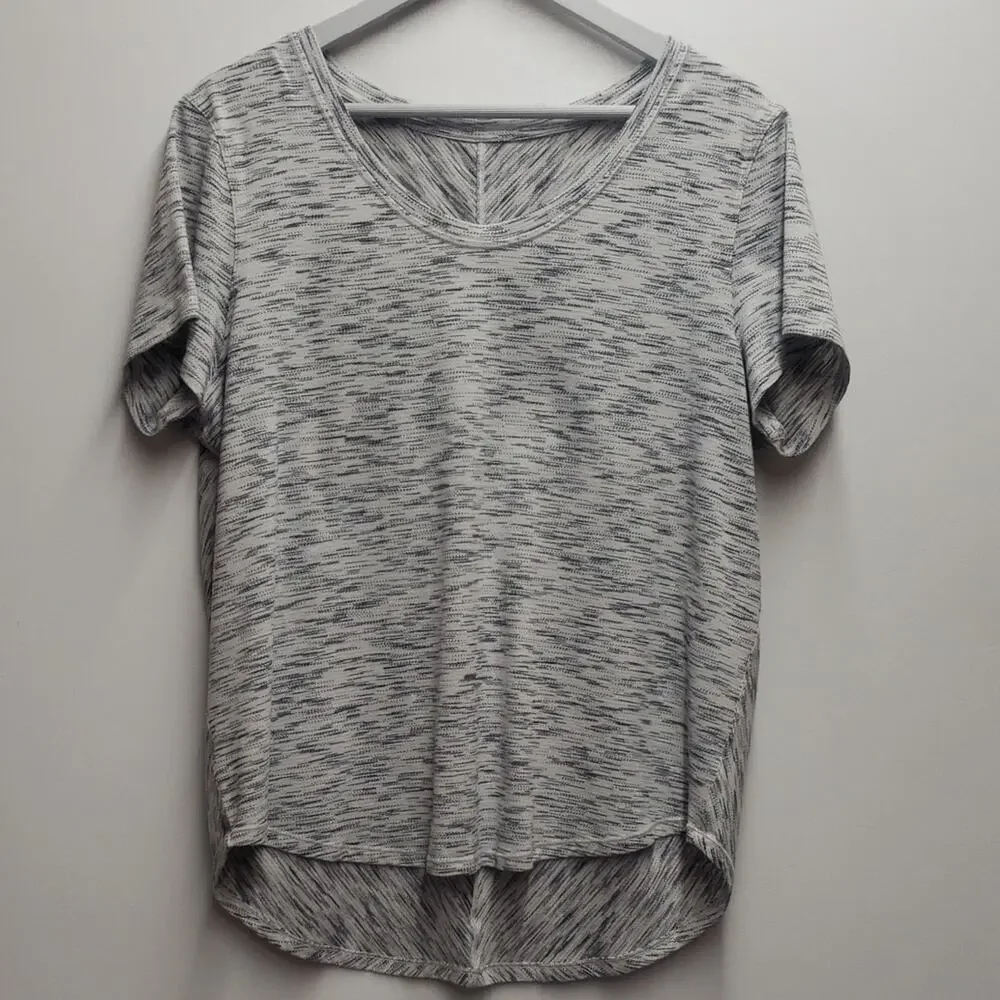 Lululemon Meant To Move Short Sleeve Tee Tiger Space Dye Size 10 Anti Stink Run